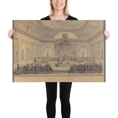 Assemblée des Notables, Versailles, 1787 - Jean Michel Moreau the Younger - 1787 - Paper Poster Museum quality 7797824
