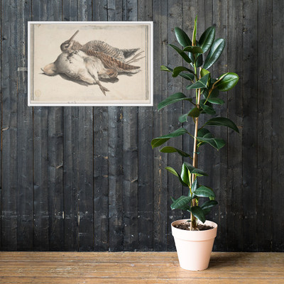 Dead Birds. - Count Giorgio Durante (Duranti) - 1685–1755 - Matte Paper Framed Poster Museum quality 7796367