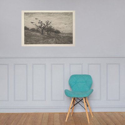 Tree Filled with Crows - Charles-François Daubigny - 1867 - Photo Paper Poster Museum quality 7799415
