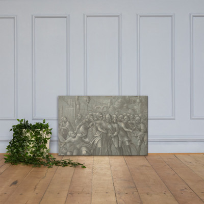 The Arrest of Christ - Niccolò Giolfino - ca. 1545–46 - Canvas Museum quality 7795885