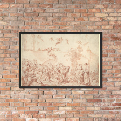 The Massacre of the Innocents - Giuseppe Maria Crespi - 1665–1747 - Matte Paper Framed Poster Museum quality 7796452