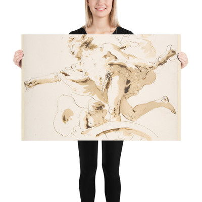 Apollo Standing in His Chariot - Giovanni Battista Tiepolo - 1696–1770 - Photo Paper Poster Museum quality 7795135