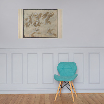 Cherubs - Raphael (Raffaello Sanzio or Santi) - 16th century - Paper Poster Museum quality 7796721