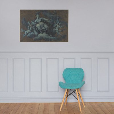 Allegorical Figure of Force - Anonymous, Italian, first half of the 18th century - 18th century - Paper Poster Museum quality 7797651