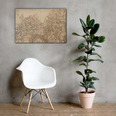 The Sabine Women Pleading for Peace. - Giovanni Battista Foggini - 1652–1725 - Canvas Museum quality 7796178