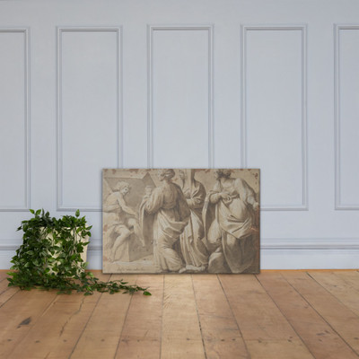 The Holy Women at the Sepulchre - Sisto Badalocchio - 1585–1620 (?) - Canvas Museum quality 7797127