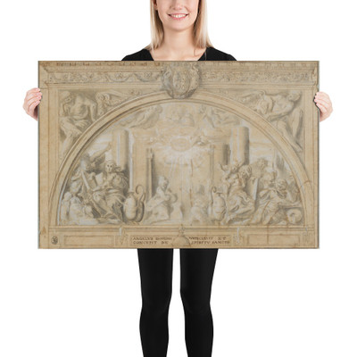 The Annunciation - Martin Fréminet - ca. 1610–15 - Paper Poster Museum quality 7796071