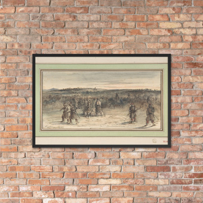 Prise de Constantine - Auguste Raffet - 19th century - Matte Paper Framed Poster Museum quality 7798646