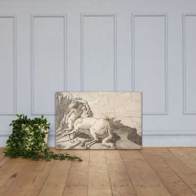 Centaur Embracing a Satyress - Giovanni Domenico Tiepolo - 1727–1804 - Canvas Museum quality 7795038