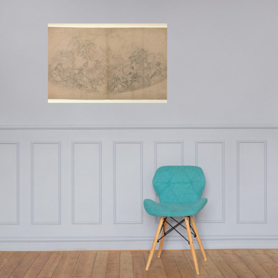 Exaltation of the Holy Cross - Antonio Puglieschi - 1700 - Paper Poster Museum quality 7796760