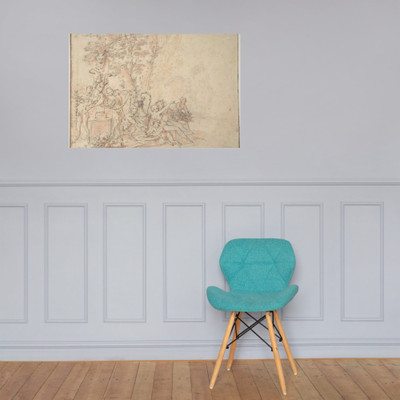 Satyrs Preparing for a Festival - Claude Gillot - n.d. - Photo Paper Poster Museum quality 7799134