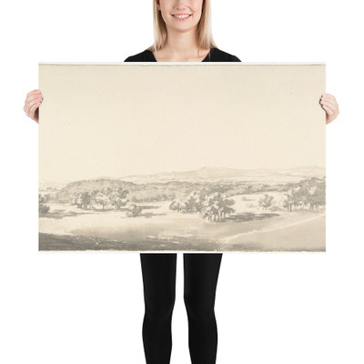 Derbyshire Landscape - John Constable - 1815 - Photo Paper Poster Museum quality 7795951