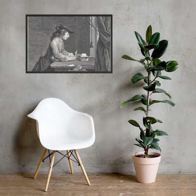 The House of Cards - Pierre Filloeul - n.d. - Matte Paper Framed Poster Museum quality 7797580