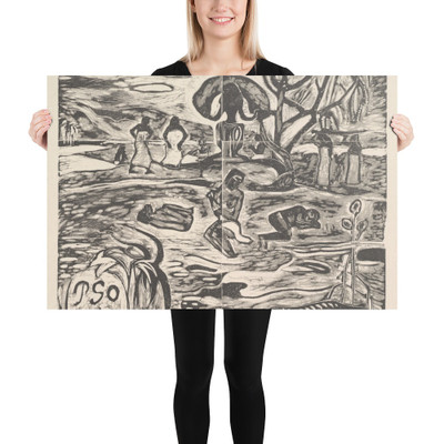 The Day of God - Paul Gauguin - 1894–95 - Photo Paper Poster Museum quality 7797890