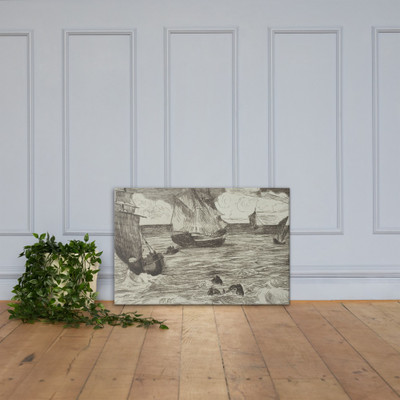 Marine - Edouard Manet - 1865–66 - Canvas Museum quality 7798366