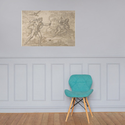 Apollo and Coronis. - Giovanni Battista Foggini - 1652–1725 - Paper Poster Museum quality 7796159