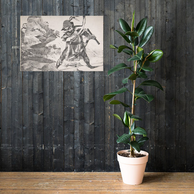 Watch Your Rear ! ! ! ! - Eugène Delacroix - 1822 - Photo Paper Poster Museum quality 7798921