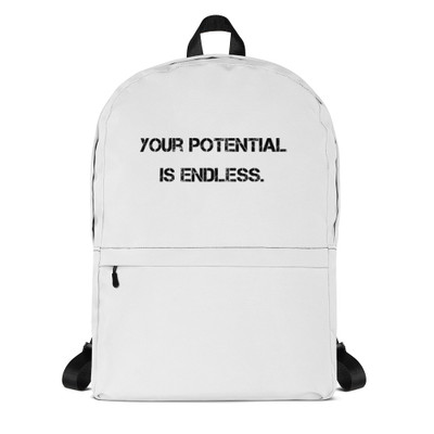 Your potential is endless. - Backpack Motivational quotes 7801390