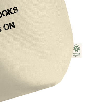 Happiness looks gorgeous on you. - Organic Cotton Large Tote Motivational quotes 7801837