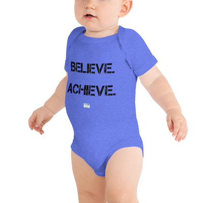 Believe. Achieve. Succeed. - Baby Jersey Short Sleeve One Piece Motivational quotes 7801531
