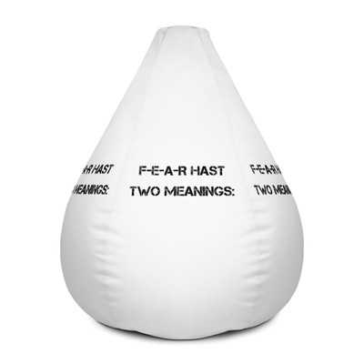 F-E-A-R hast two meanings: - Bean Bag Chair w/ filling Motivational quotes 7801650