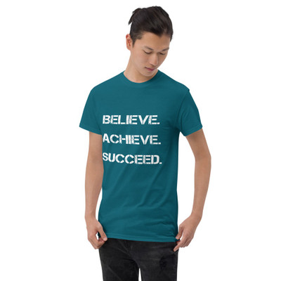 Believe. Achieve. Succeed. - Ultra Cotton T-Shirt Motivational quotes 7800633