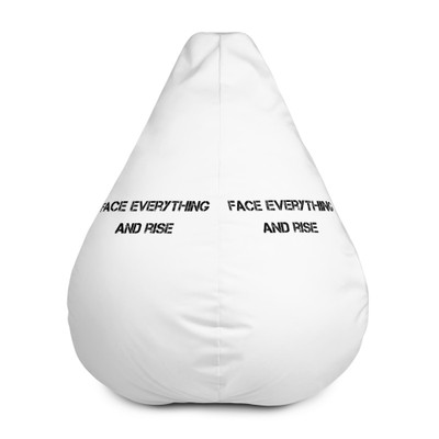 Face everything and rise - Bean Bag Cover Motivational quotes 7801630