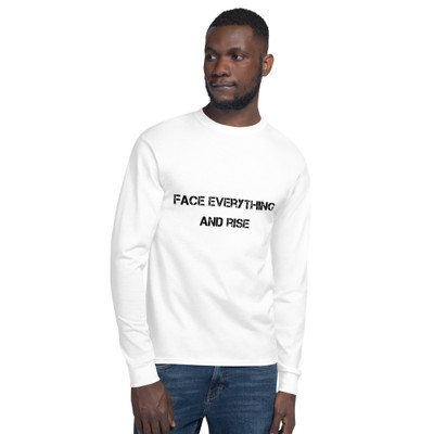 Face everything and rise - Long Sleeve T-Shirt Motivational quotes 7801784