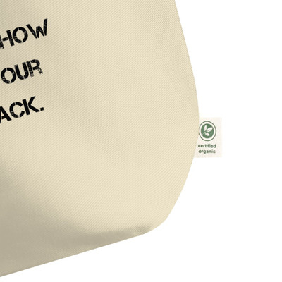 Self-care is how you take your power back. - Organic Cotton Large Tote Motivational quotes 7812890