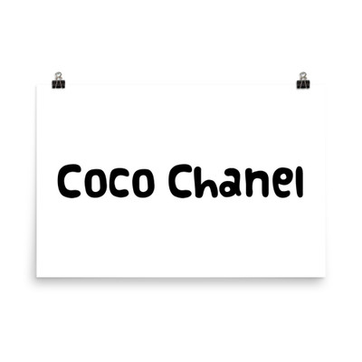 The best things in life are free. The second best are very expensive. - Coco Chanel - Paper Poster Funny quotes 7819014