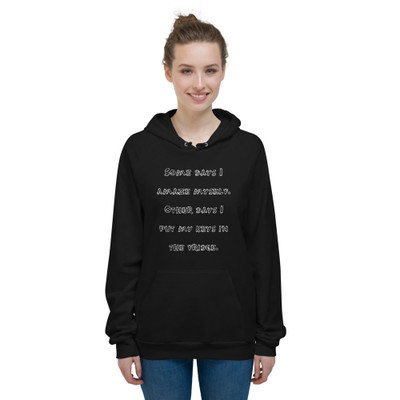 Some days I amaze myself. Other days I put my keys in the fridge. - Unisex Fleece Pullover Hoodie Funny quotes 7818133