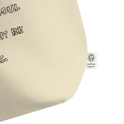 I think my soul mate might be carbs. - Organic Cotton Large Tote Funny quotes 7817029