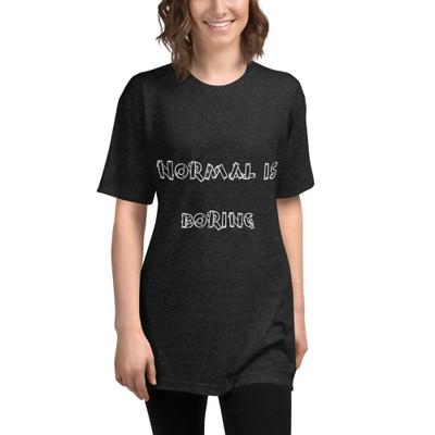 Normal is boring - Unisex Short Sleeve Track Shirt Funny quotes 7822529