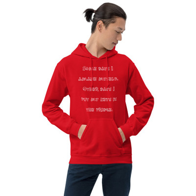Some days I amaze myself. Other days I put my keys in the fridge. - Unisex Hooded Sweatshirt Funny quotes 7824690