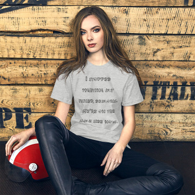 I stopped fighting my inner demons. We're on the same side now. - Unisex Short Sleeve Jersey T-Shirt Funny quotes 7826157