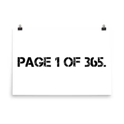 Page 1 of 365. - Photo Paper Poster Motivational quotes 7832868