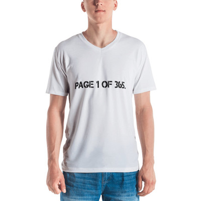 Page 1 of 365. - Men's V-Neck T-Shirt Motivational quotes 7832966