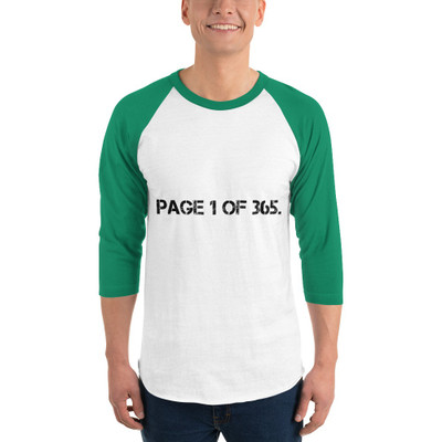 Page 1 of 365. - Unisex Fine Jersey Raglan Tee Motivational quotes 7832948