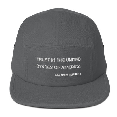 Trust in the United States Of America - Warren Buffett - Cotton 5Panel Camper Motivational quotes 7832640