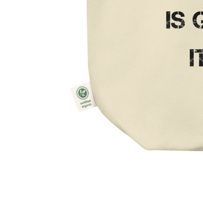 Push yourself because nobody is going to do it for you. - Organic Cotton Tote Bag Motivational quotes 7840842