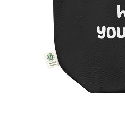 This life is hard, but it's harder if you're stupid. - Organic Cotton Tote Bag Funny quotes 7840444