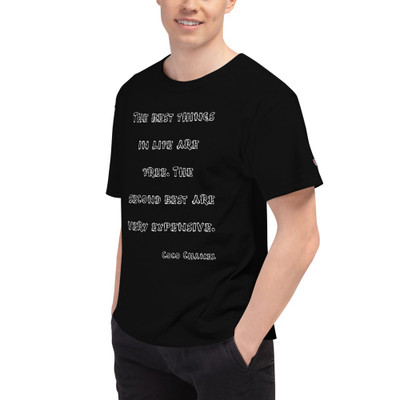 The best things in life are free. The second best are very expensive. - Coco Chanel - Heritage Jersey T-Shirt Funny quotes 7840703