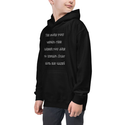 The more you weight, the harder you are to kidnap. Stay safe, eat cake! - Kids Hoodie Funny quotes 7840216