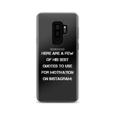 Here are a few of his best quotes to use for motivation on Instagram: - Samsung Case Motivational quotes 7839373