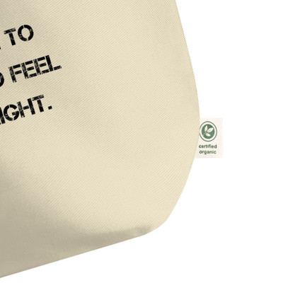 Stay close to people who feel like sunlight. - Organic Cotton Large Tote Motivational quotes 7847792