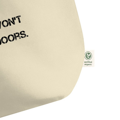 Old ways won't open new doors. - Organic Cotton Large Tote Motivational quotes 7847876