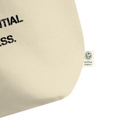 Your potential is endless. - Organic Cotton Large Tote Motivational quotes 7847778