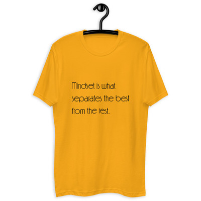Mindset is what separates the best from the rest. - Fitted Long Sleeve Crew Motivational quotes 7852928