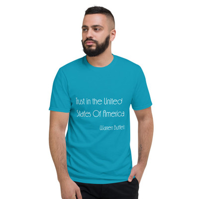 Trust in the United States Of America - Warren Buffett - Lightweight Fashion Short Sleeve T-Shirt Motivational quotes 7851282