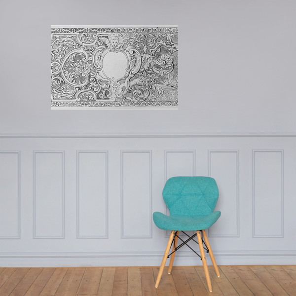 Architect's Sketchbook and Sourcebook. - Ferdinando Galli Bibiena - 1700–1743 - Paper Poster Museum quality 7743122